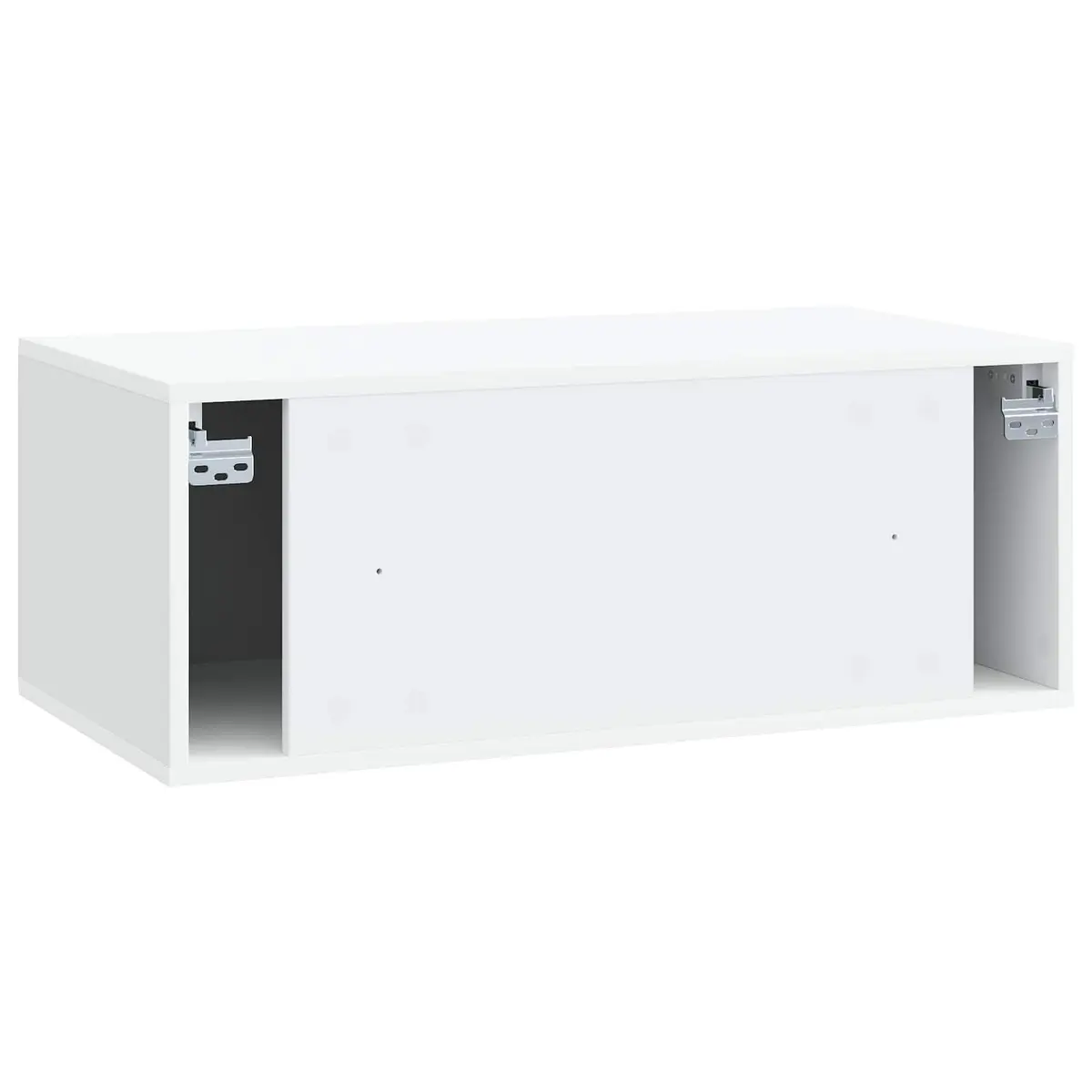 Wall-Mounted TV Cabinet in White