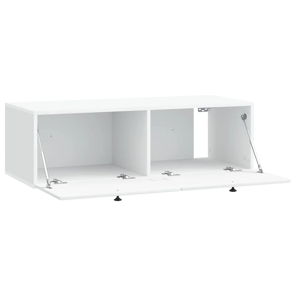 Wall-Mounted TV Cabinet White 98 x 41 x 30 cm Engineered Wood
