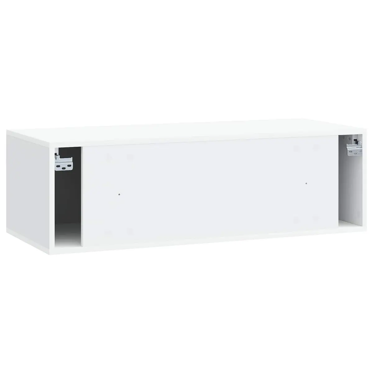Wall-Mounted TV Cabinet White 98 x 41 x 30 cm Engineered Wood