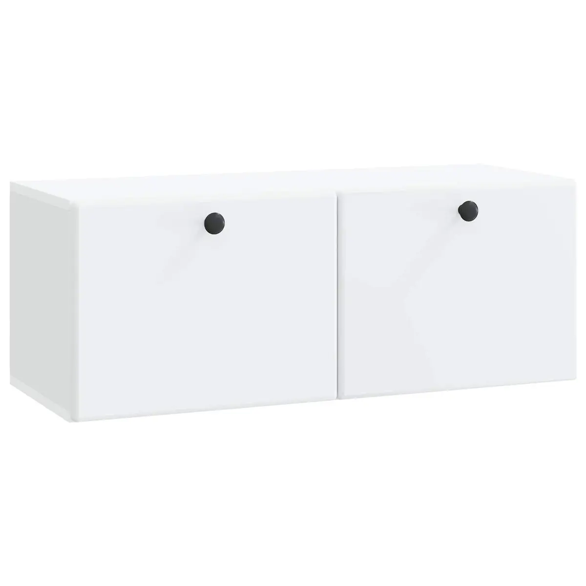 Wall-Mounted TV Cabinet White 78.5 x 31 x 30 cm Engineered Wood Storage Unit