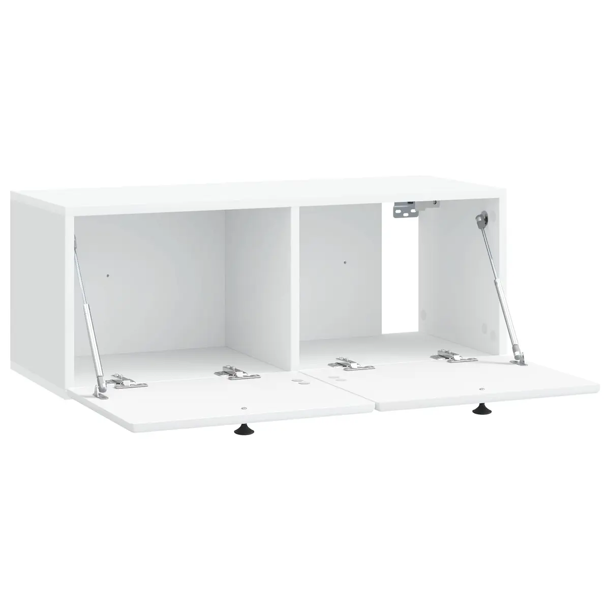 Wall-Mounted TV Cabinet White 78.5 x 31 x 30 cm Engineered Wood Storage Unit