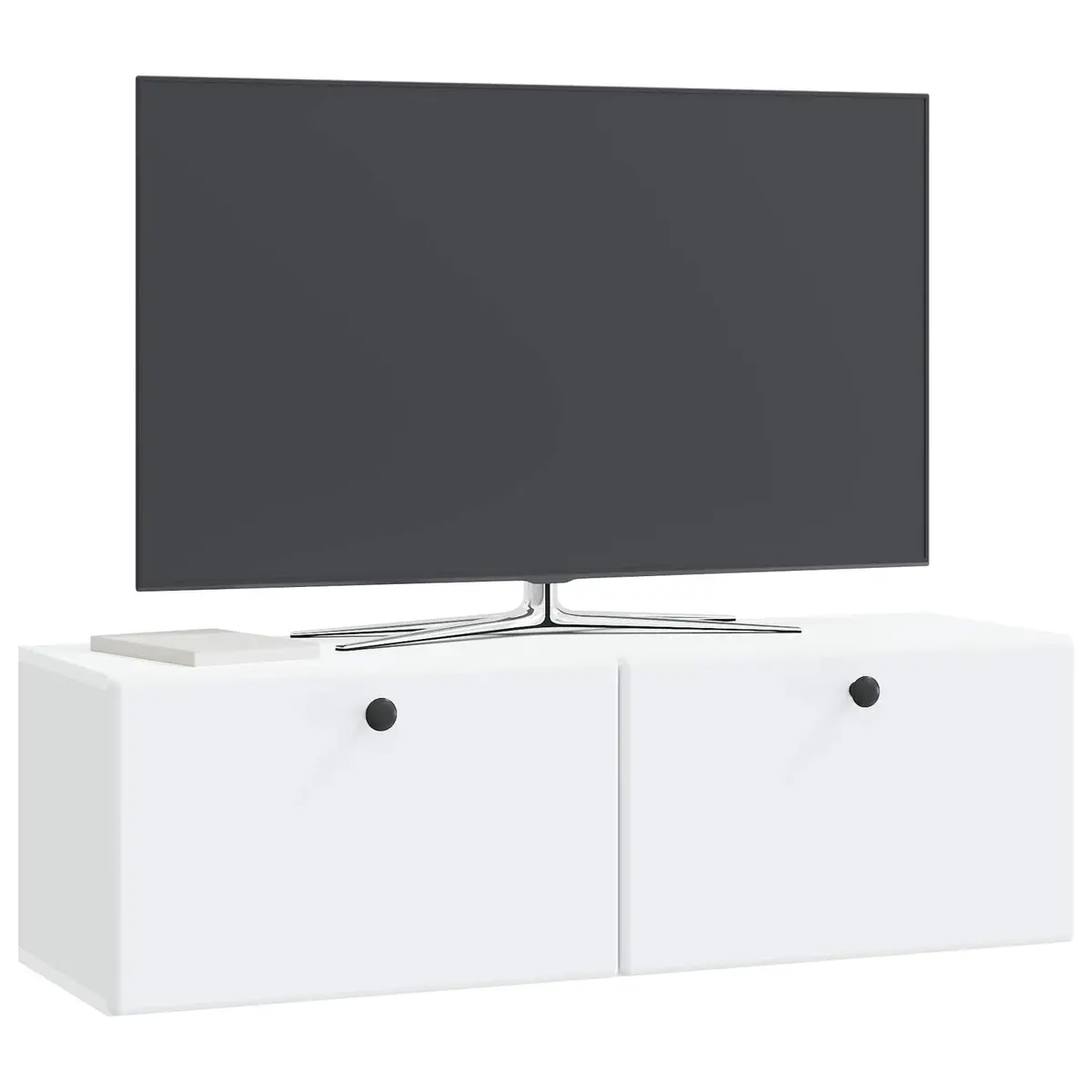 Wall-Mounted TV Cabinet 98 x 31 x 30 cm Storage Unit Living Room Organiser