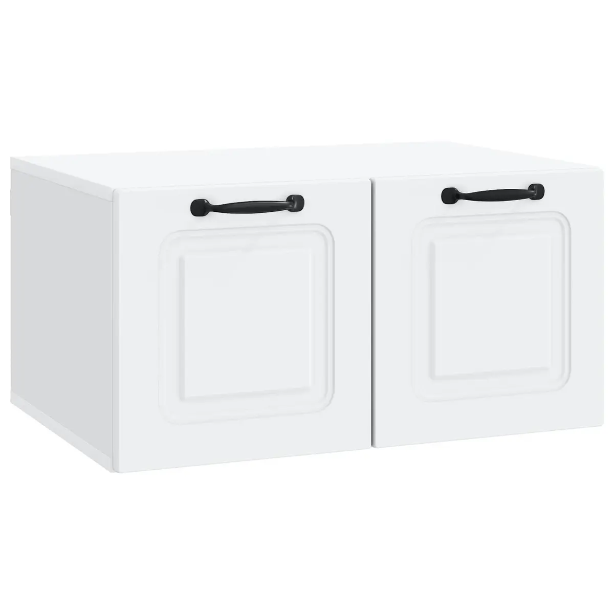Wall-Mounted TV Cabinet in White