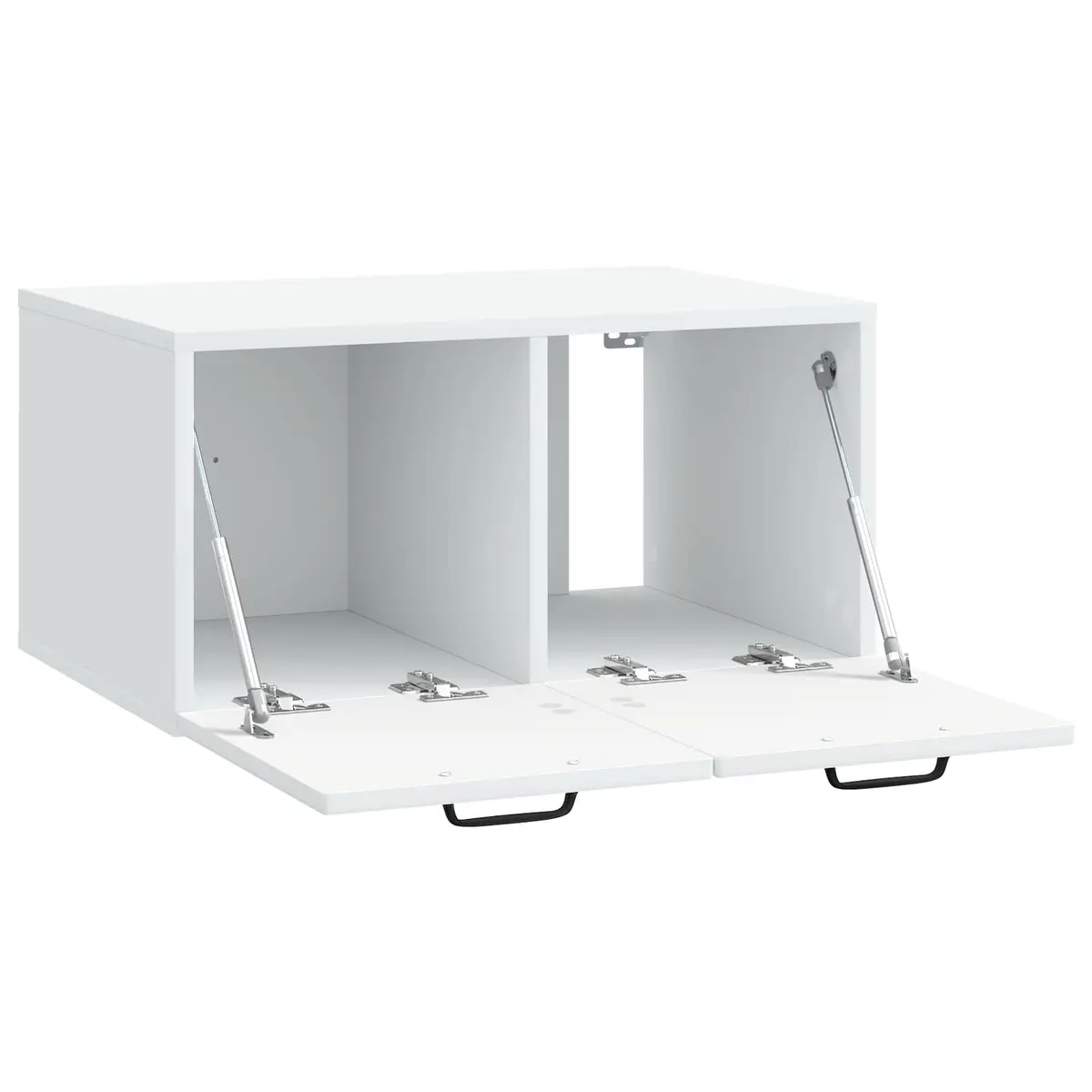 Wall-Mounted TV Cabinet in White