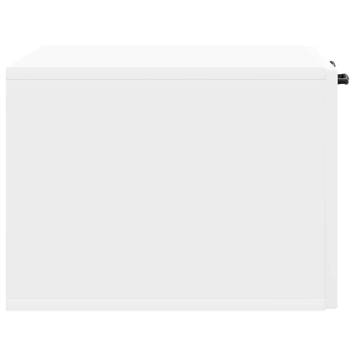 Wall-Mounted TV Cabinet in White
