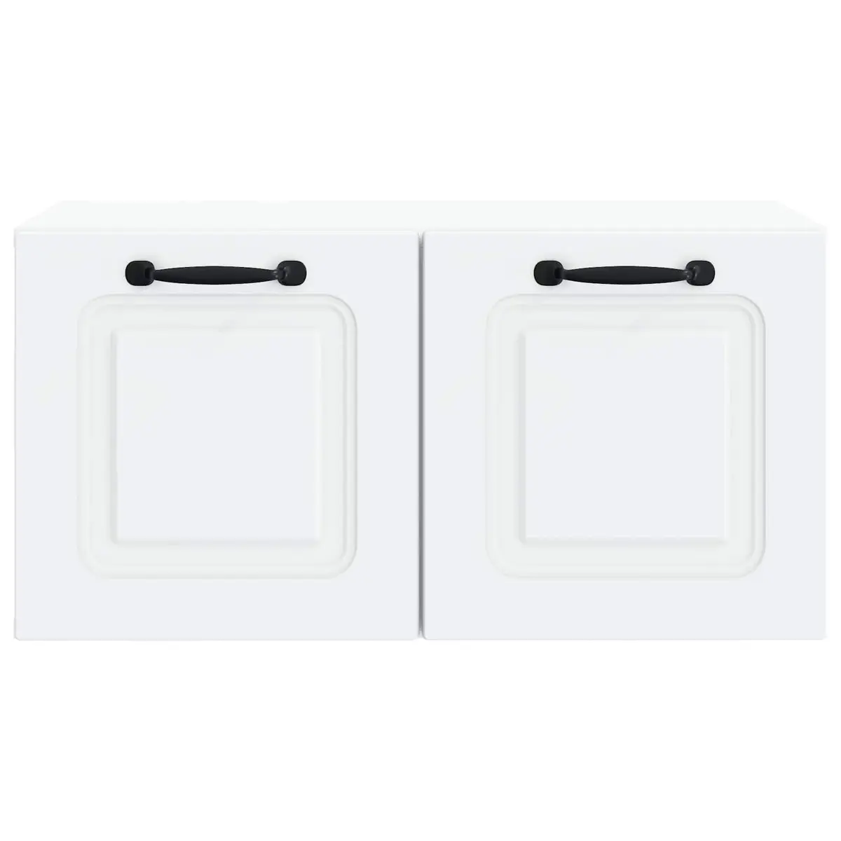 Wall-Mounted TV Cabinet White 59.5 x 31 x 30 cm Engineered Wood Entertainment Unit