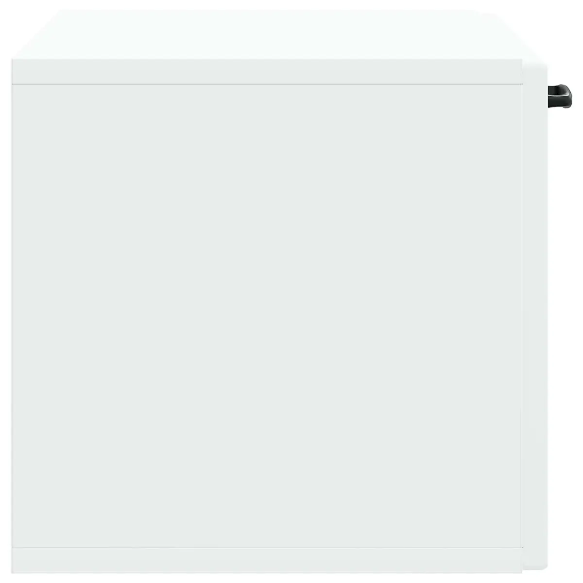 Wall-Mounted TV Cabinet White 59.5 x 31 x 30 cm Engineered Wood Entertainment Unit
