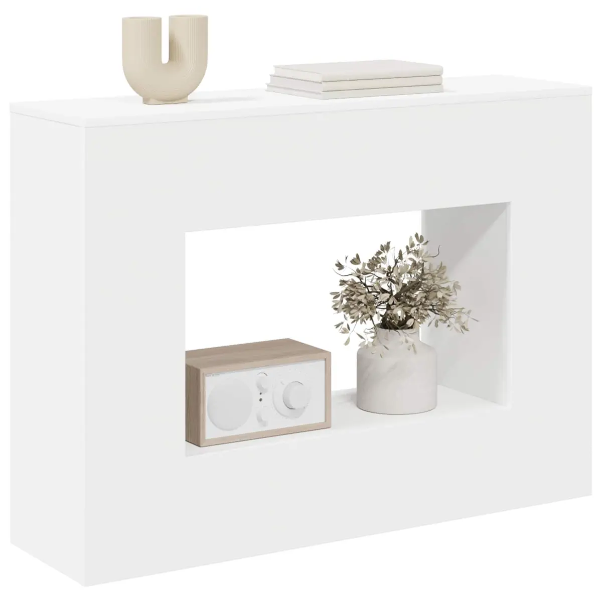 Console Table 101 x 29 x 74 cm Entryway Living Room Storage Shelves Drawers