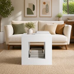 White Coffee Table for Cozy Living Spaces