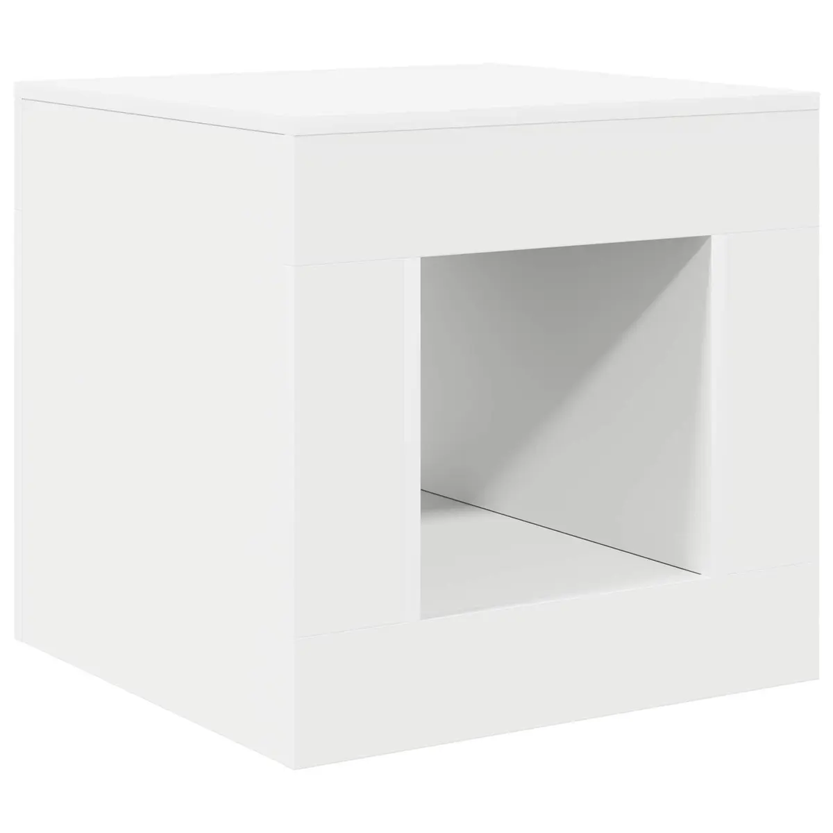 Coffee Table Modern White Small Space Furniture