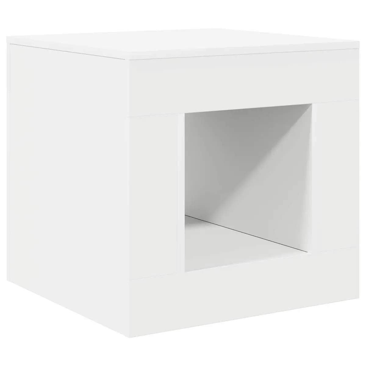 Coffee Table Modern White Small Space Furniture