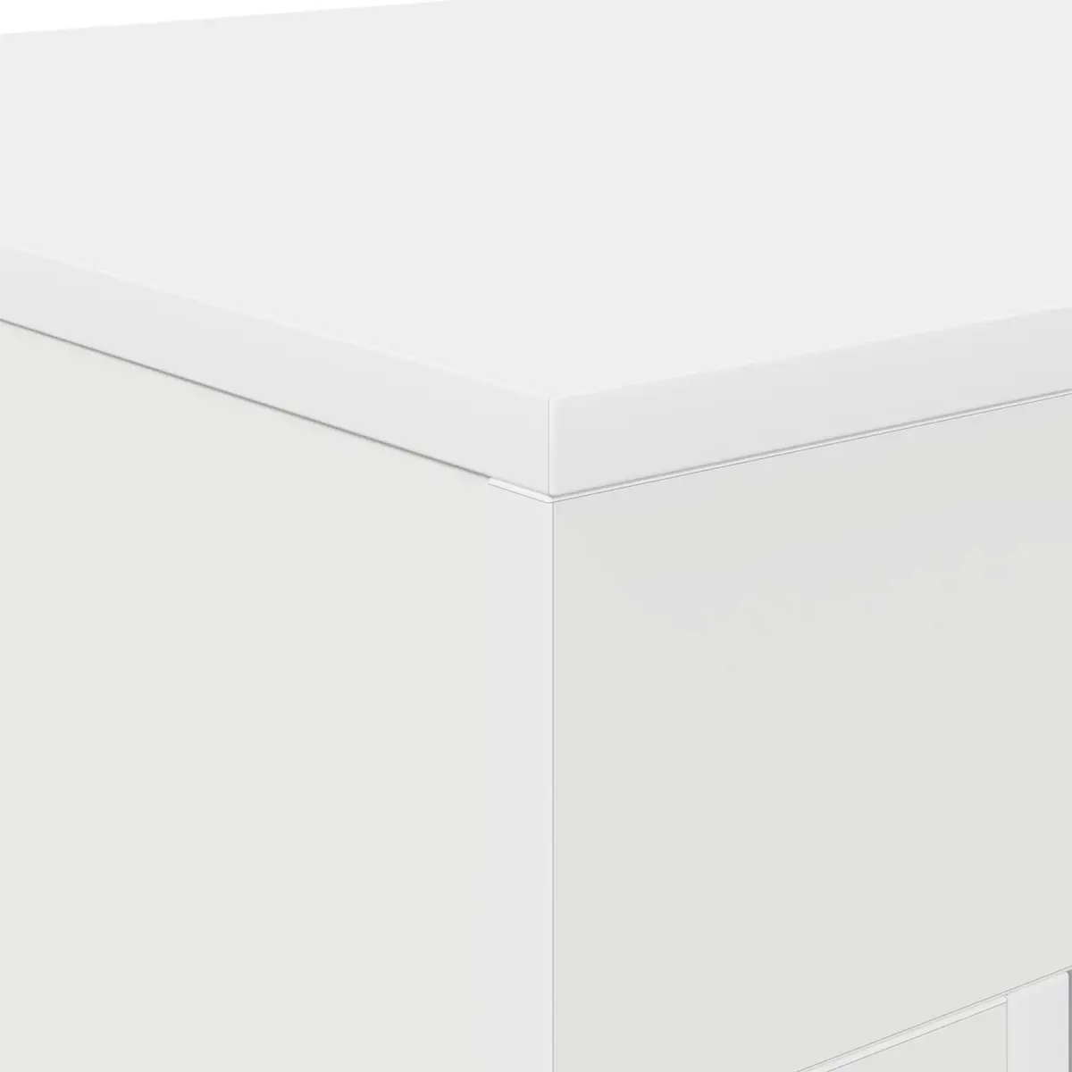 Coffee Table Modern White Small Space Furniture