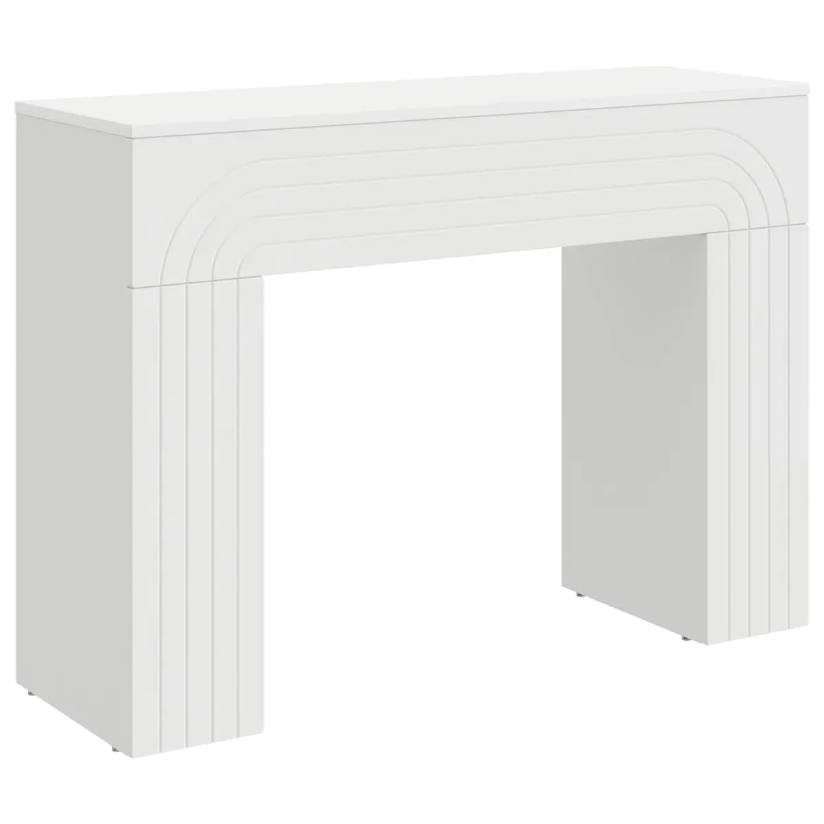 White Rectangular Coffee Table for Living Spaces