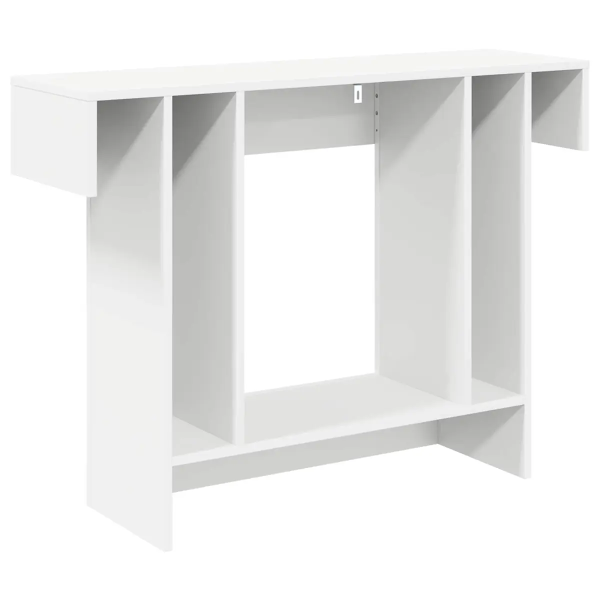 White Modern Console Table for Entryway and Living Room