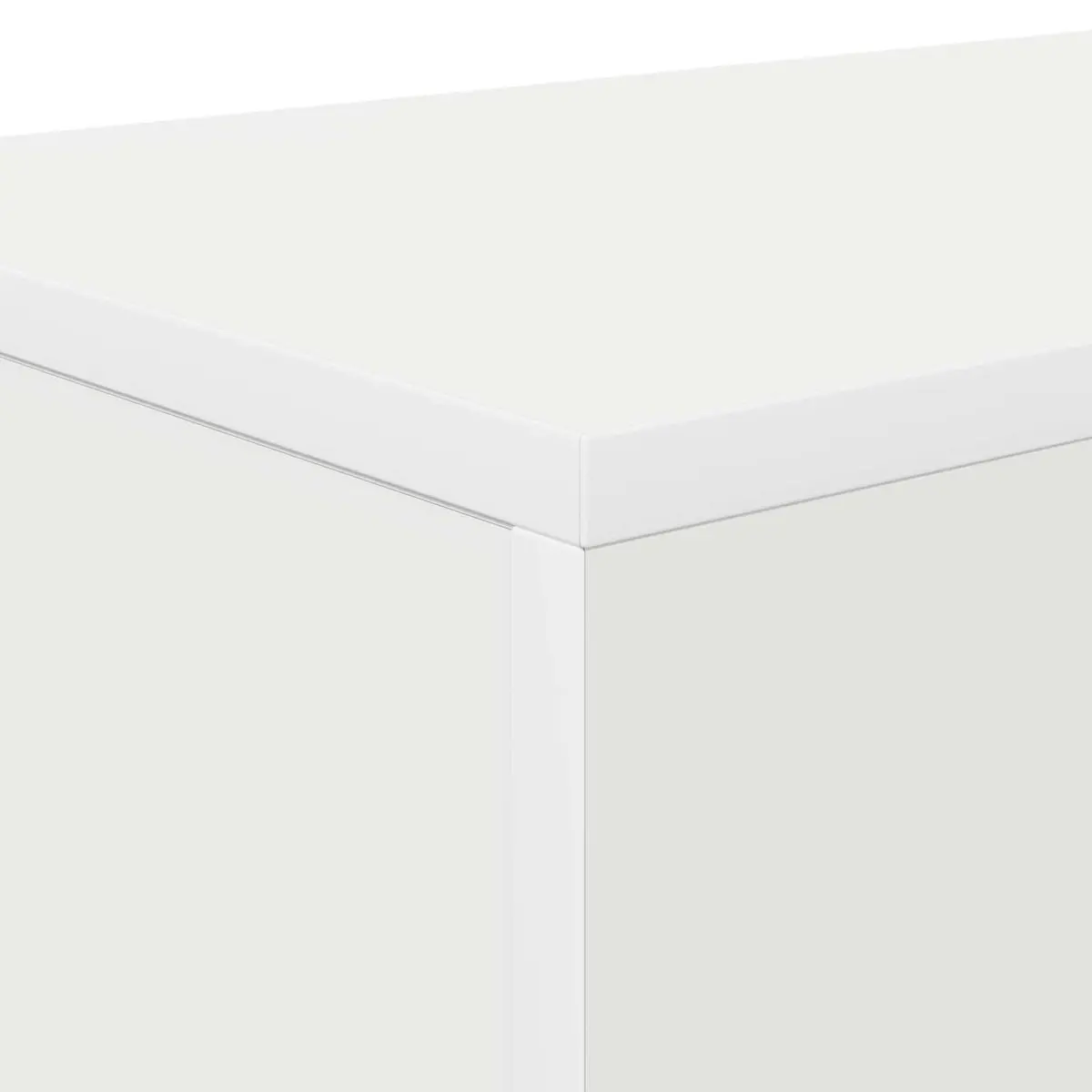 White Modern Console Table for Entryway and Living Room