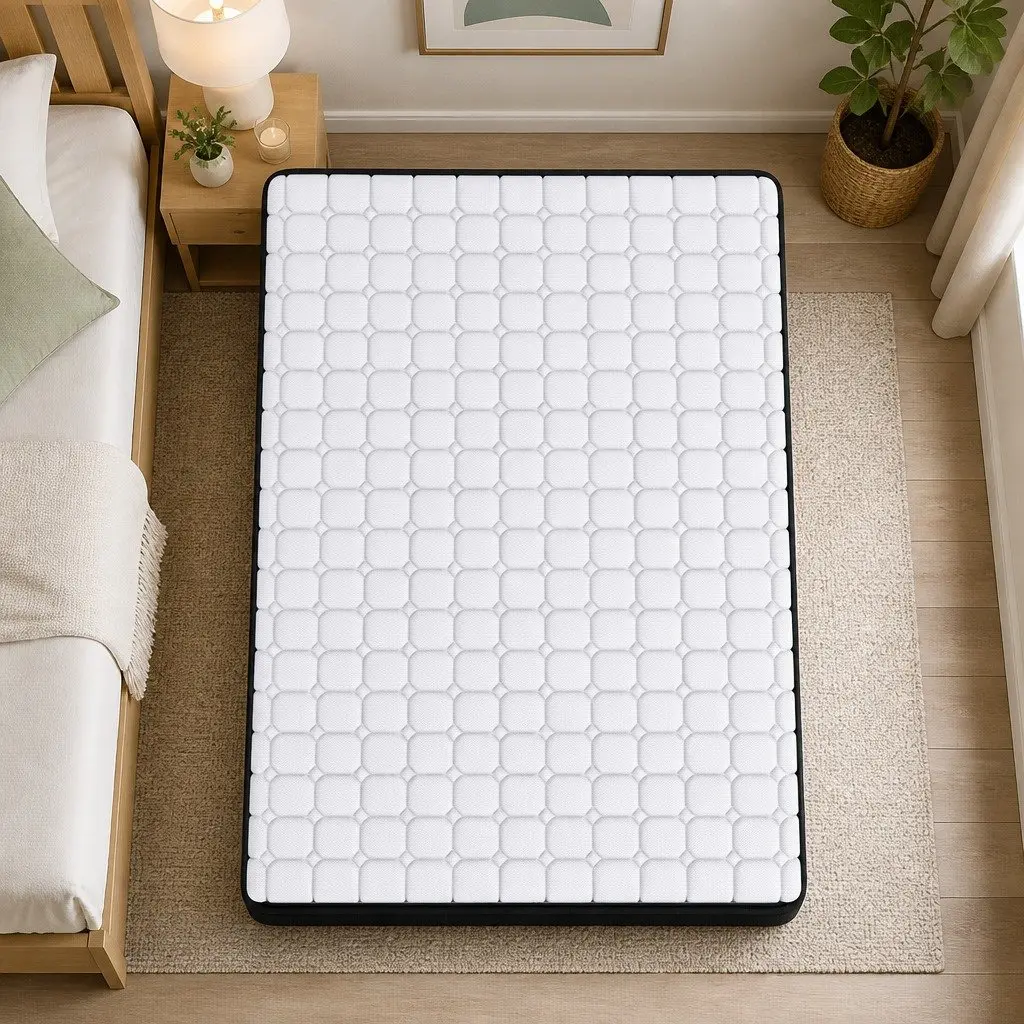 Single Bed Hybrid Mattress Medium Firm 5 Zone Pocket Spring Natural Latex Foam 30cm Thickness