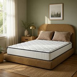 Queen Size Bonnell Spring Mattress with 5-Zone Support