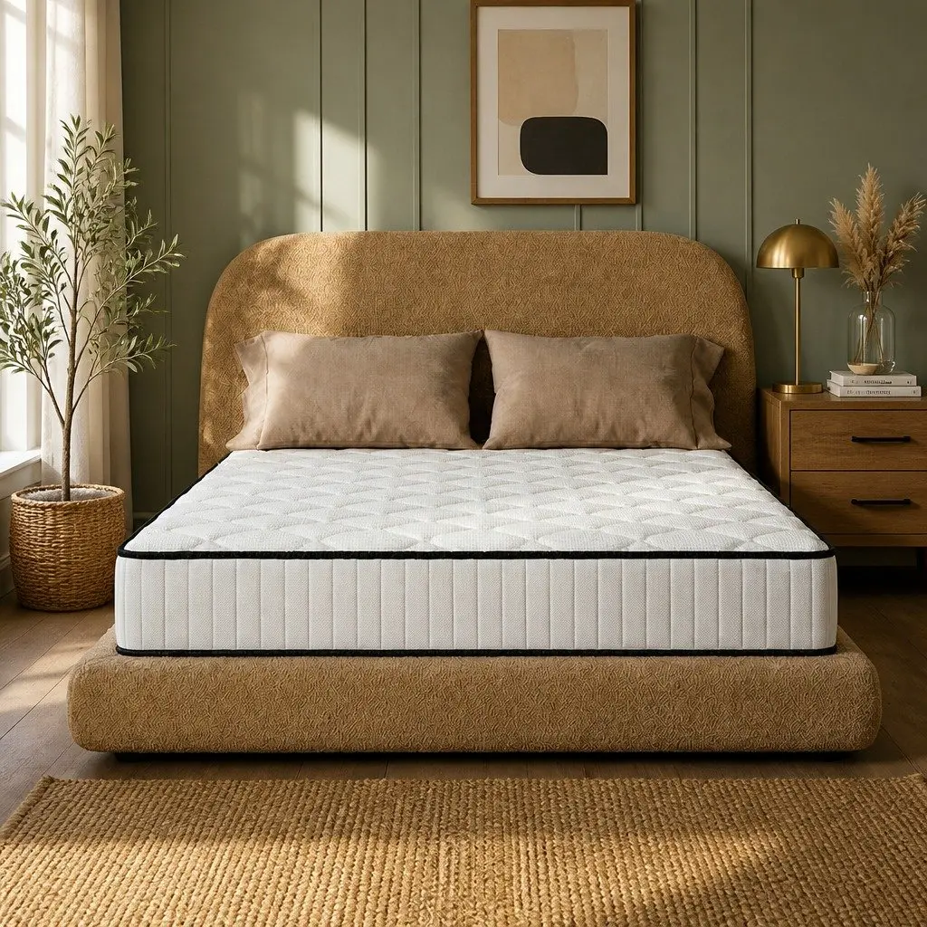 Queen Size Bonnell Spring Mattress with 5-Zone Support