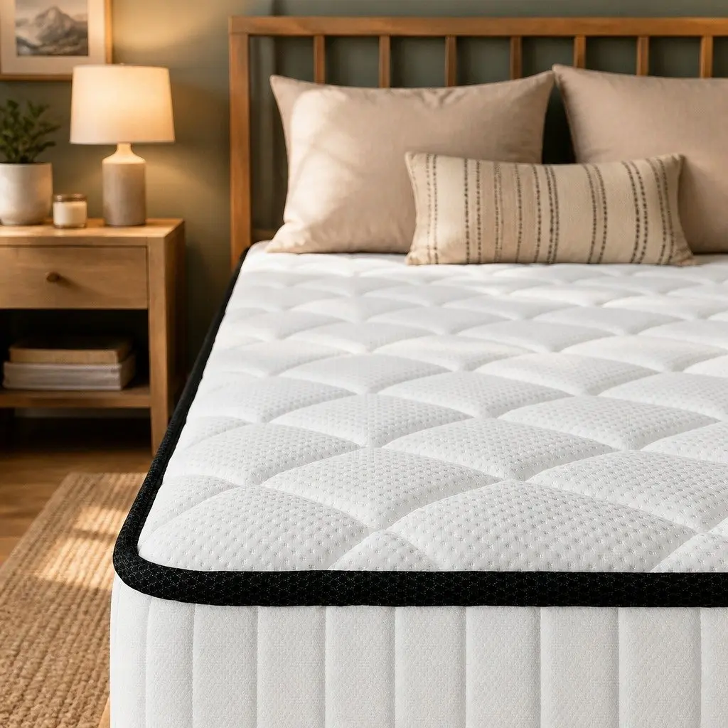 Queen Size Bonnell Spring Mattress with 5-Zone Support