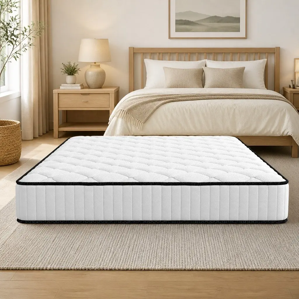 Queen Size Bonnell Spring Mattress with 5-Zone Support