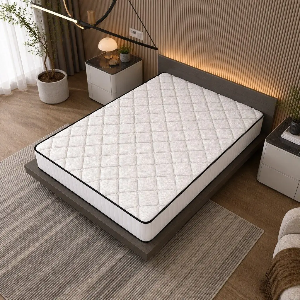 King Mattress Bonnell Spring 5-Zone Pressure Relief Foam Support 183cm x 203cm x 21cm