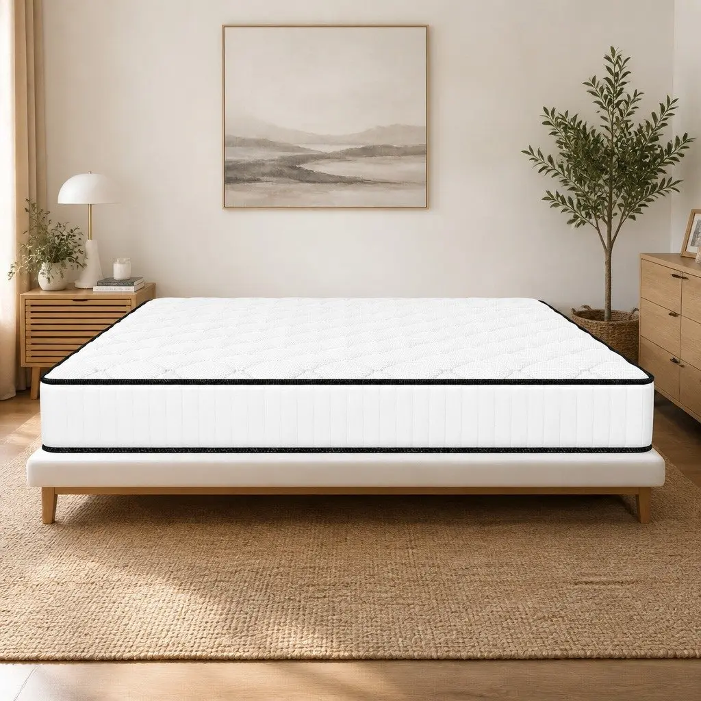 King Mattress Bonnell Spring 5-Zone Pressure Relief Foam Support 183cm x 203cm x 21cm