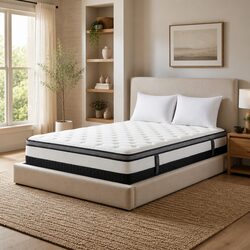Osteopathic Euro Top Pocket Spring Mattress Medium Firm