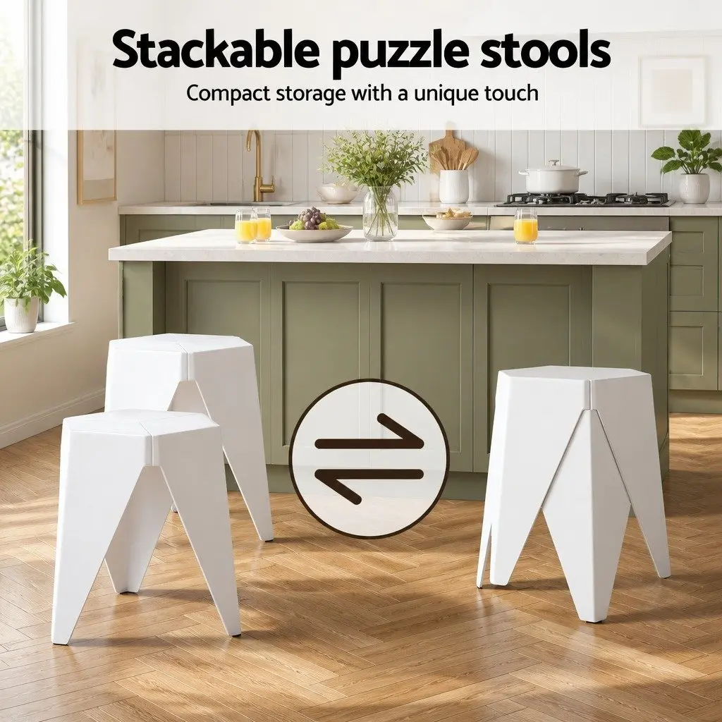 3 Piece Bar Stool and Table Set in White
