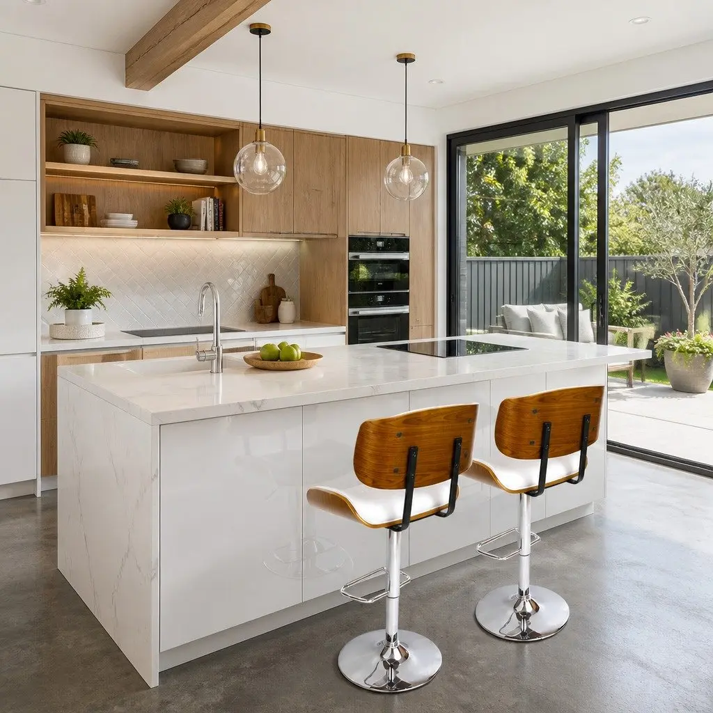 Bar Stool with Swivel and Gas Lift