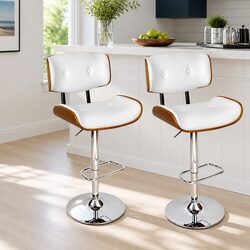 Contemporary Bar Stools with Gas Lift and Swivel Function