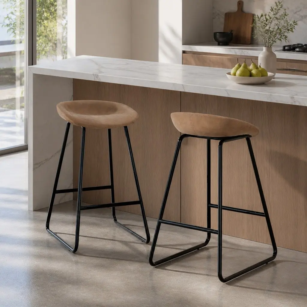 Bar Stools Set of 2 for Dining Spaces
