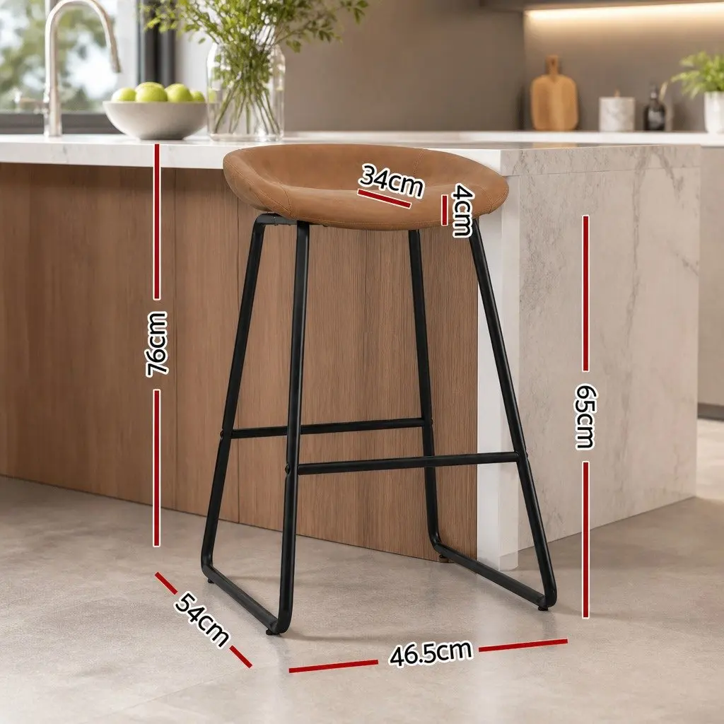 Bar Stools Set of 2 for Dining Spaces