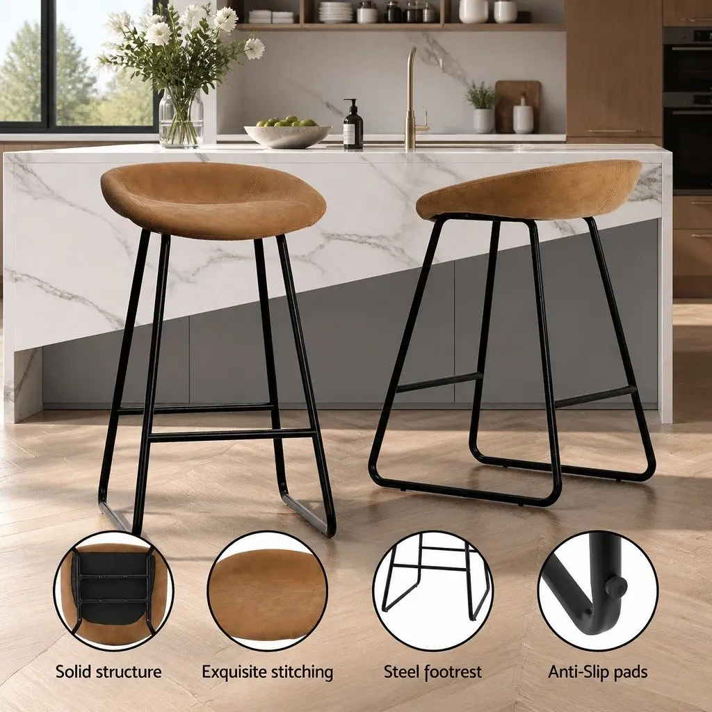 Bar Stools Set of 2 for Dining Spaces