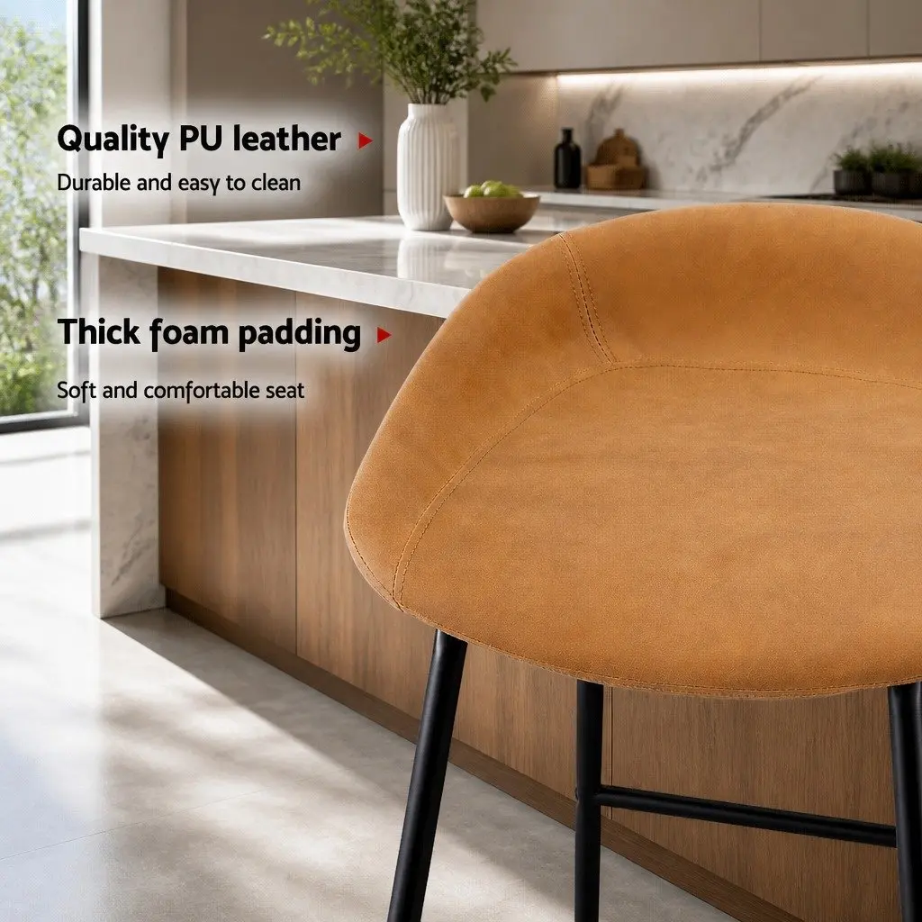 Bar Stools Set of 2 for Dining Spaces