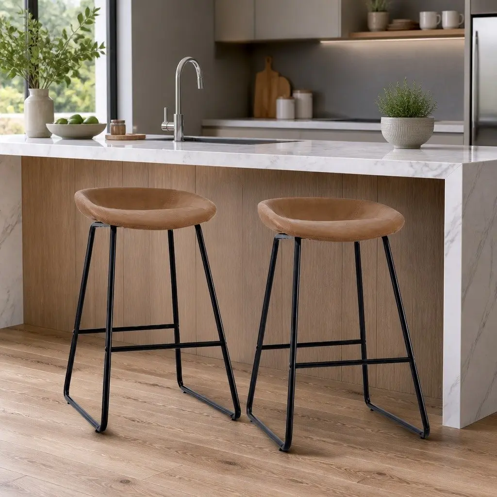 Bar Stools Set of 2 for Dining Spaces