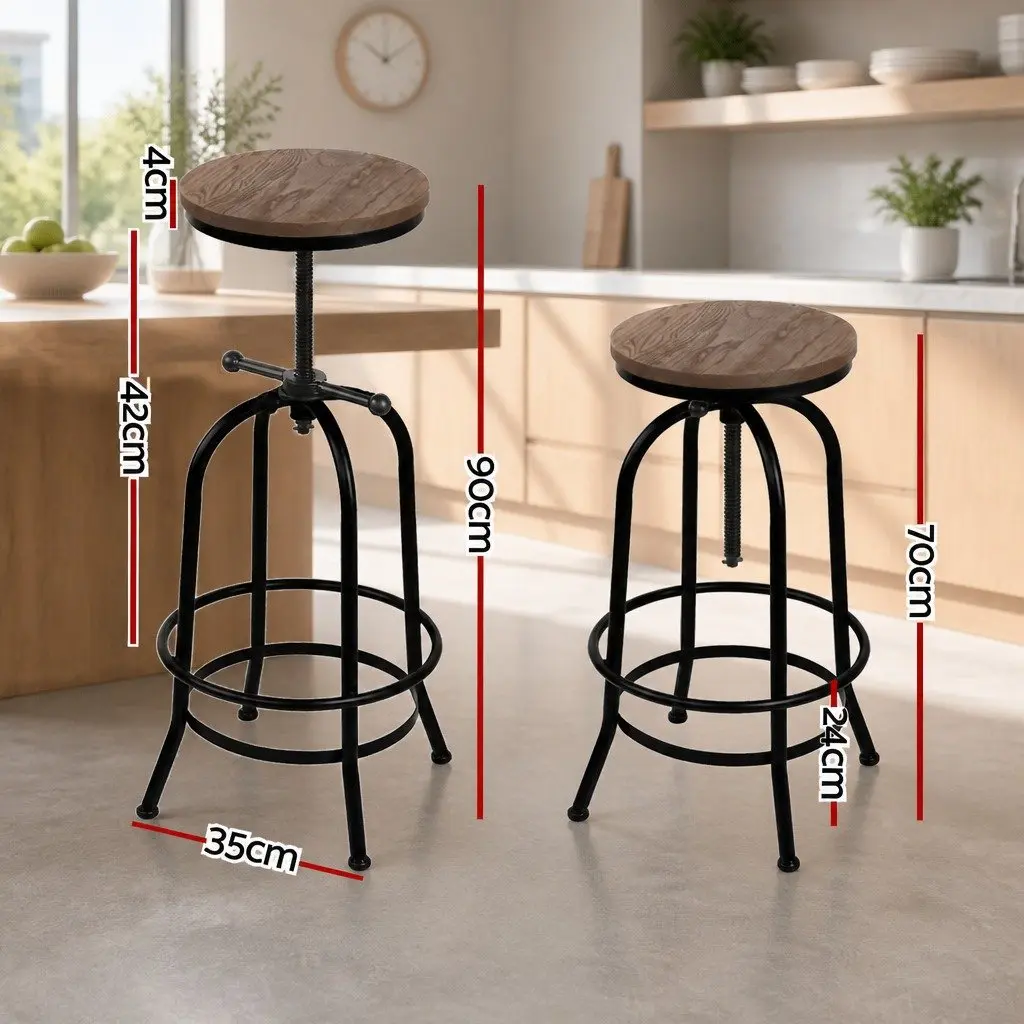 Adjustable Bar Stools Set of 4