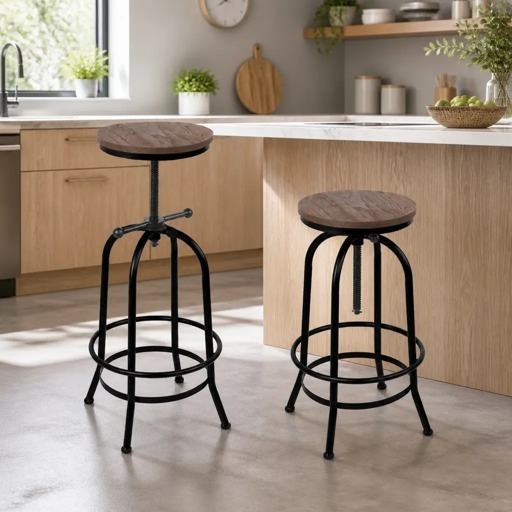 Adjustable Bar Stools Set of 4
