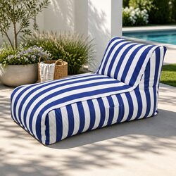 Cozy L-Shape Bean Bag Chair Cover for Indoor and Outdoor