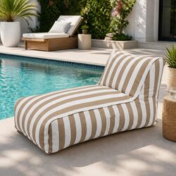 L-Shape Bean Bag Chair Cover for Indoor and Outdoor Use