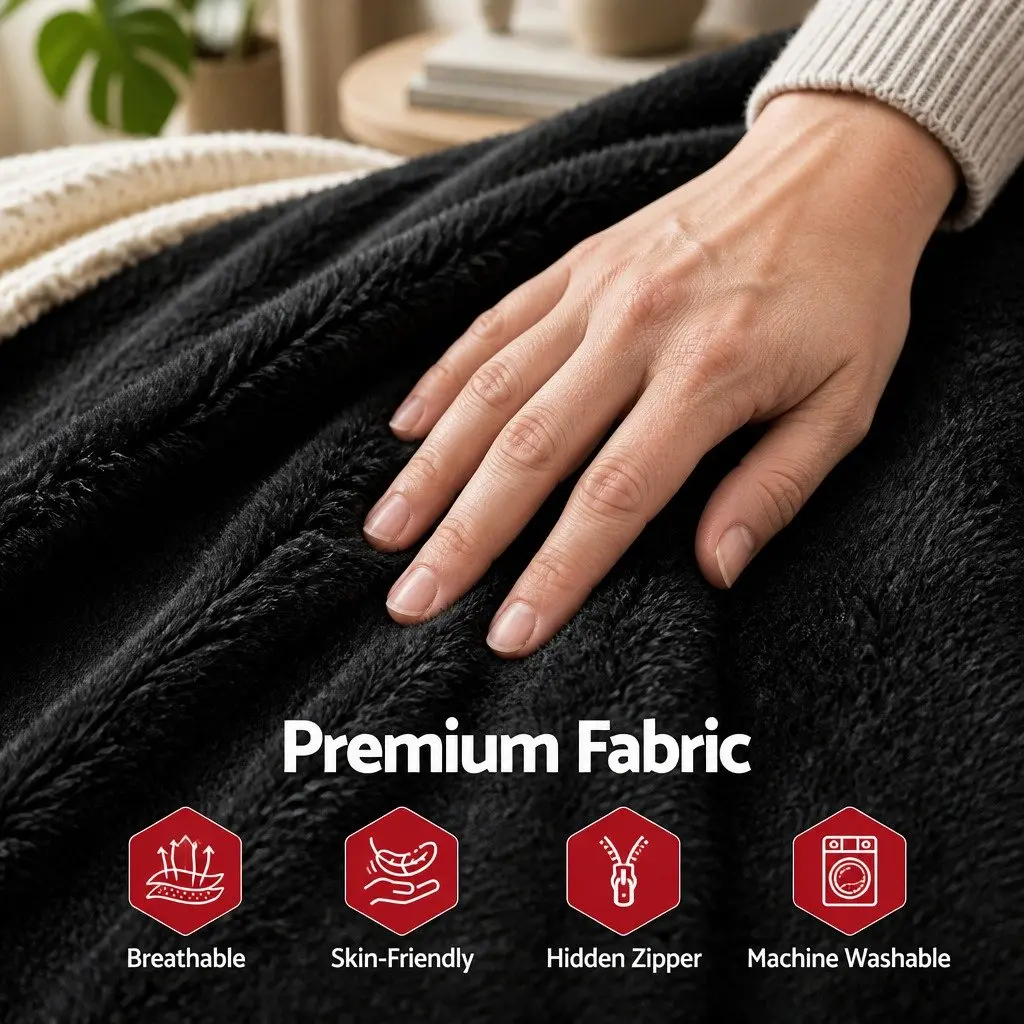 Large Faux Fur Bean Bag Chair Cover for Comfort and Storage