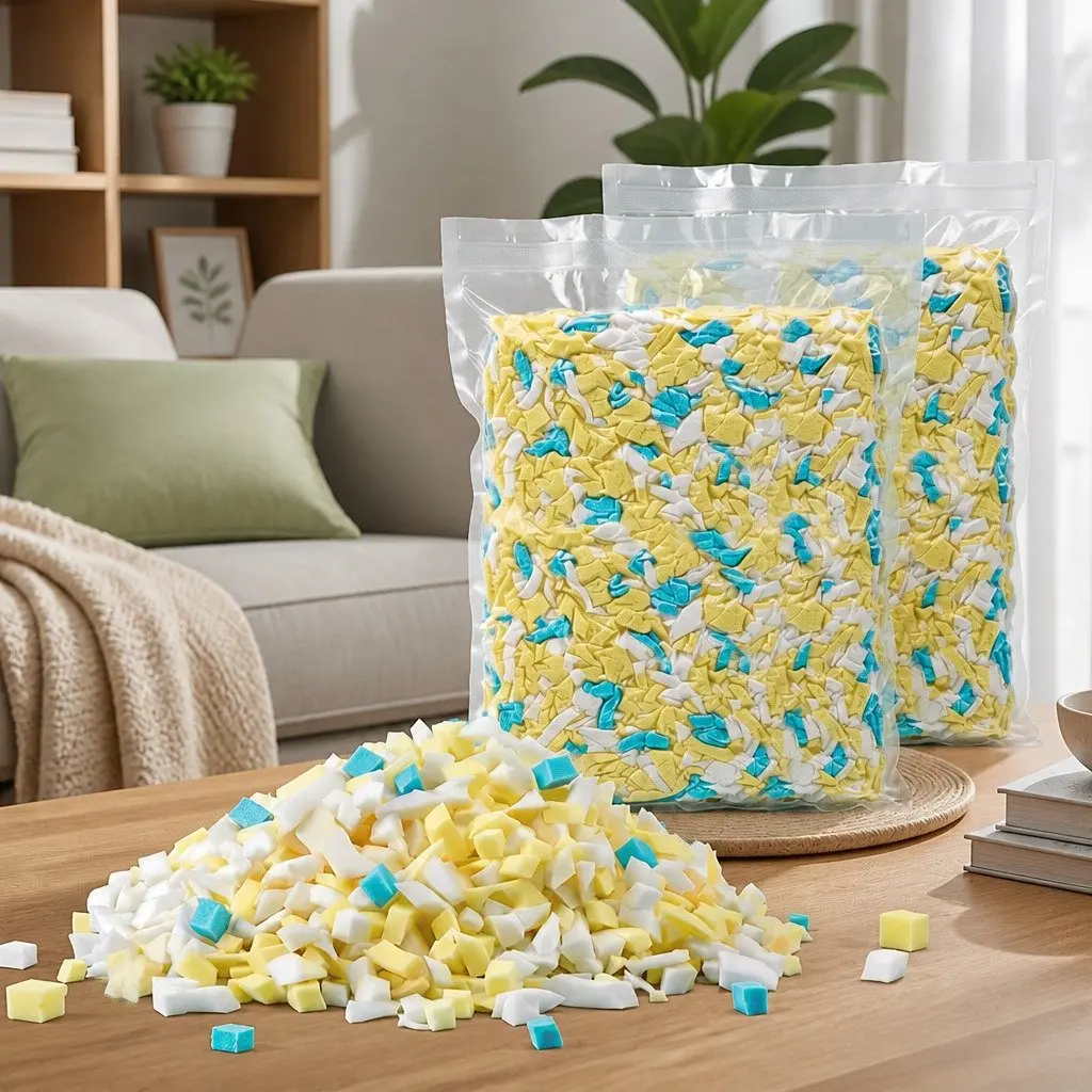 Shredded Memory Foam Filling 10lbs High Density Bean Bag Filler Soft Support
