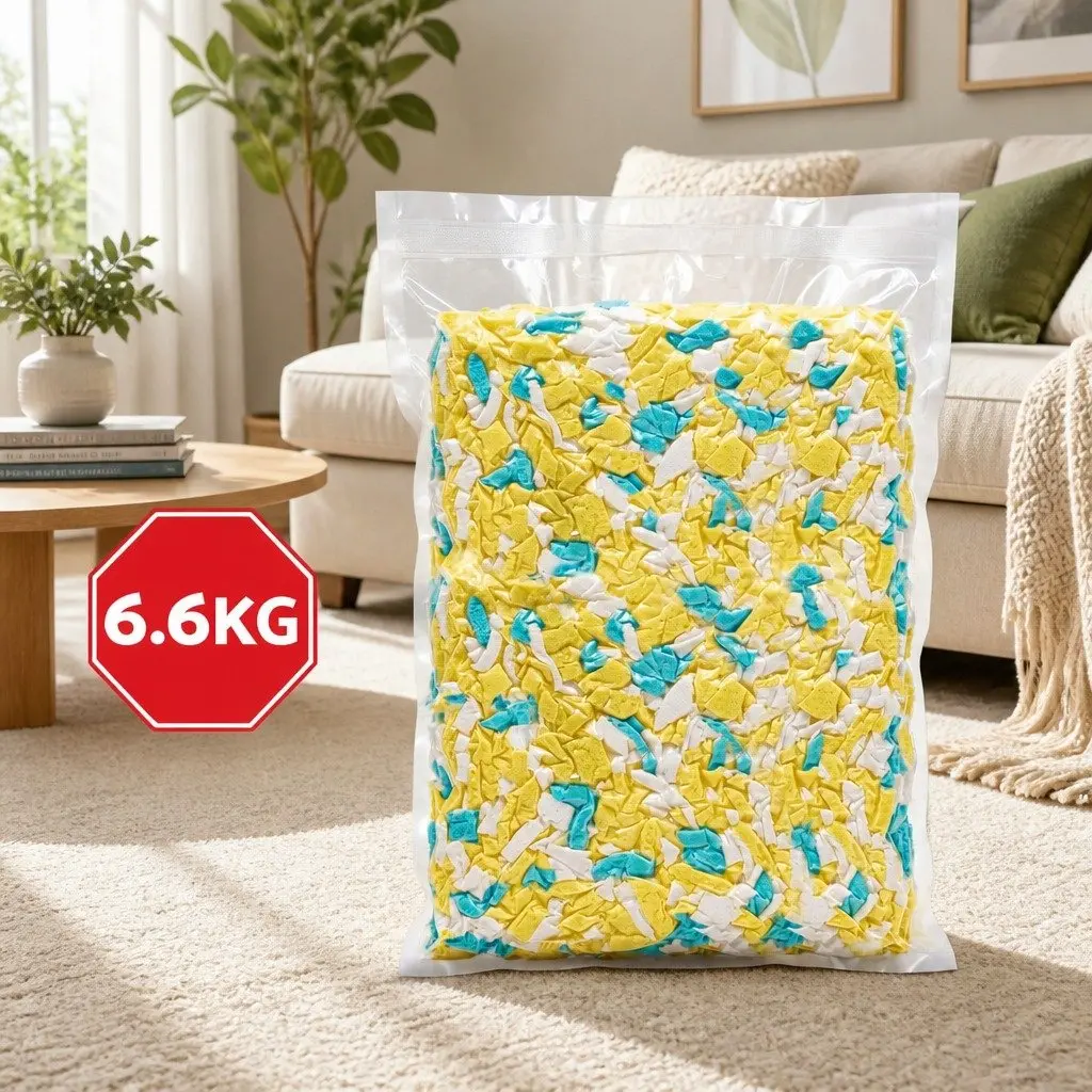 Bean Bag Filler Shredded Memory Foam 15lbs High Density Soft Stuffing for
