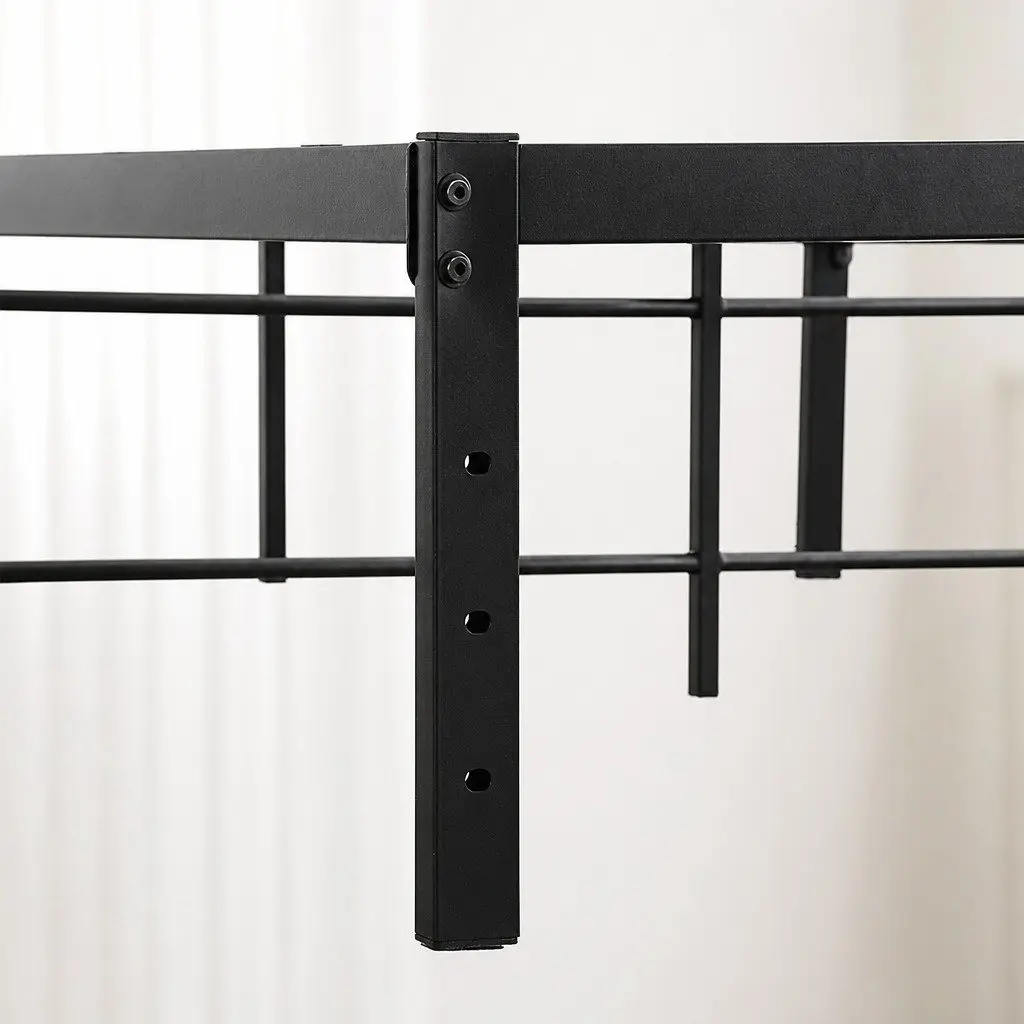 Heavy Duty Metal Bed Frame with Storage Space