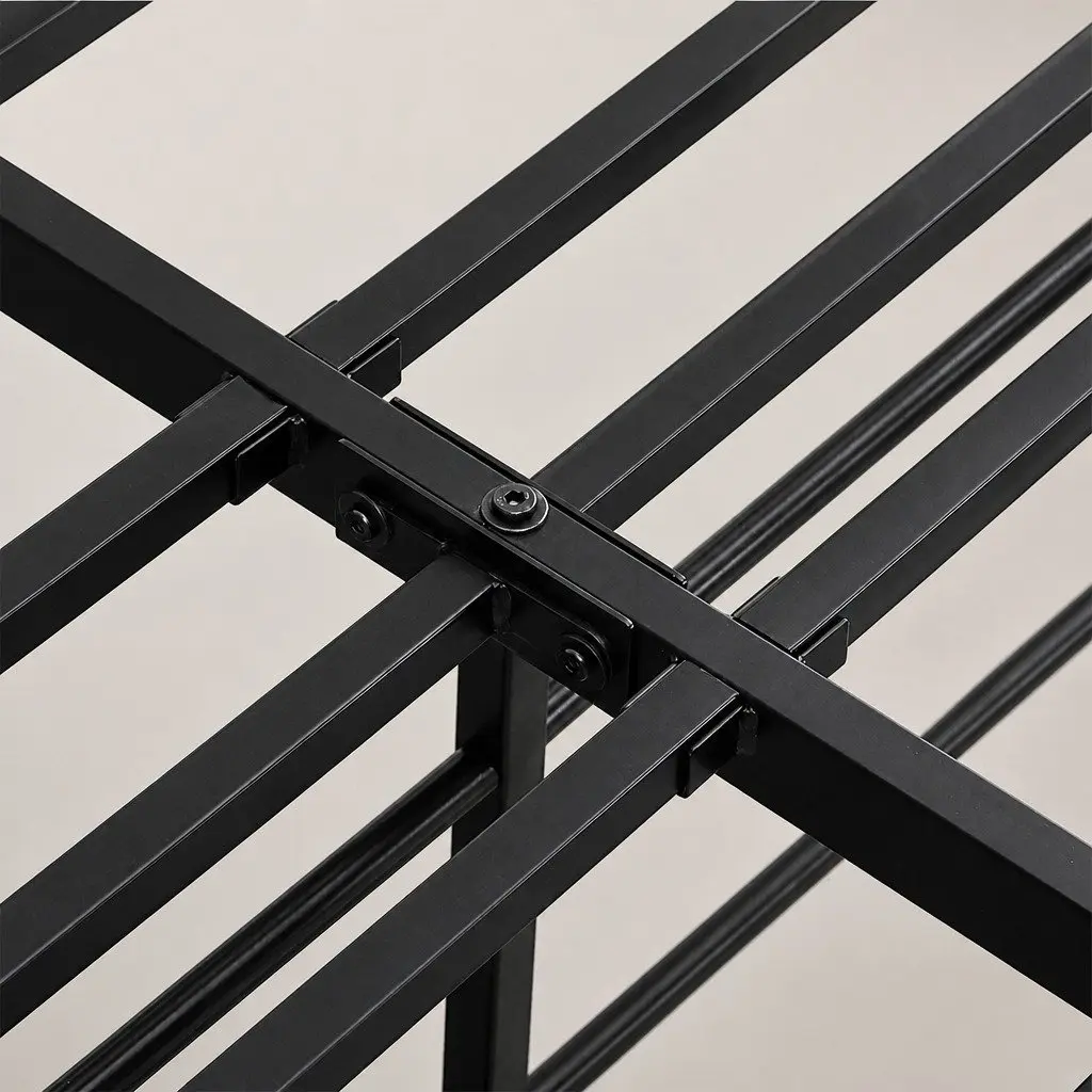 Metal Bed Frame Heavy Duty Full Size Storage Platform Foundation Slats Support