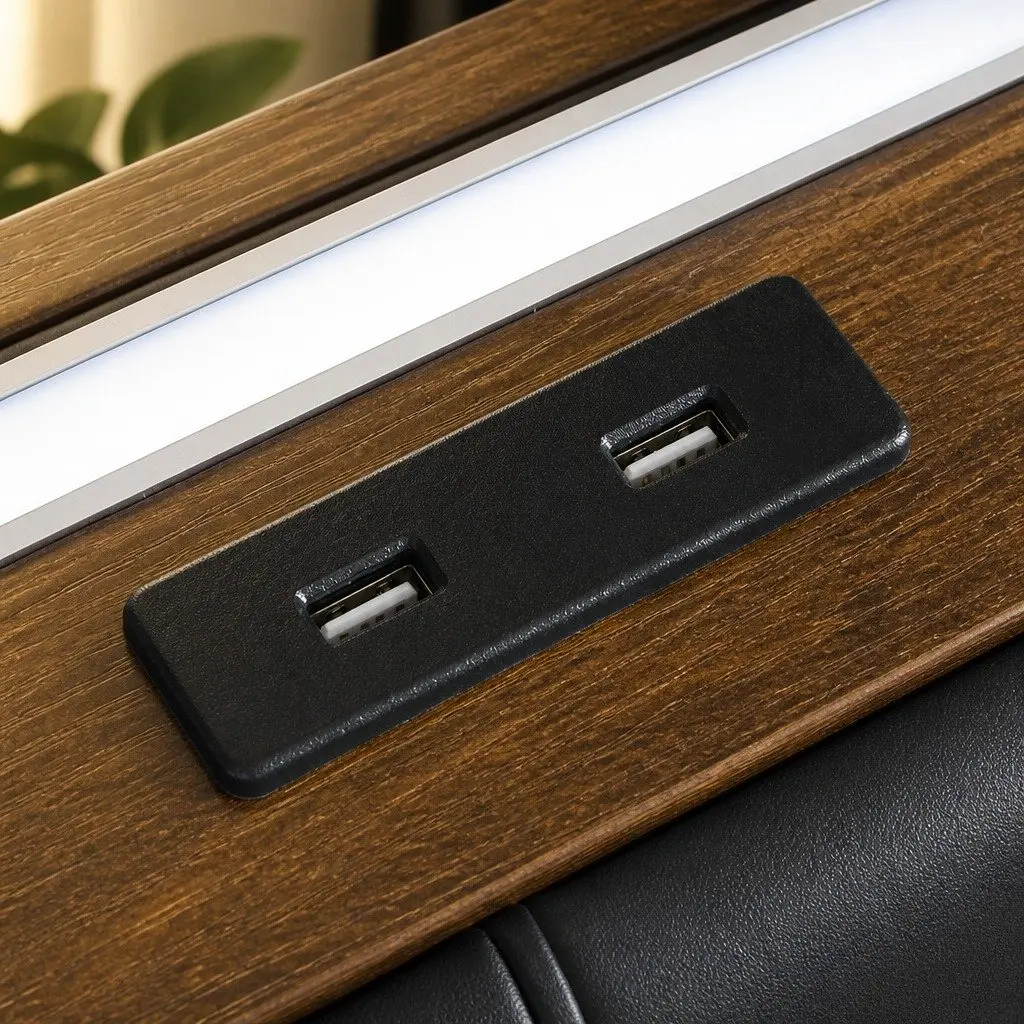 LED Headboard Single Bed Frame with Storage Drawers