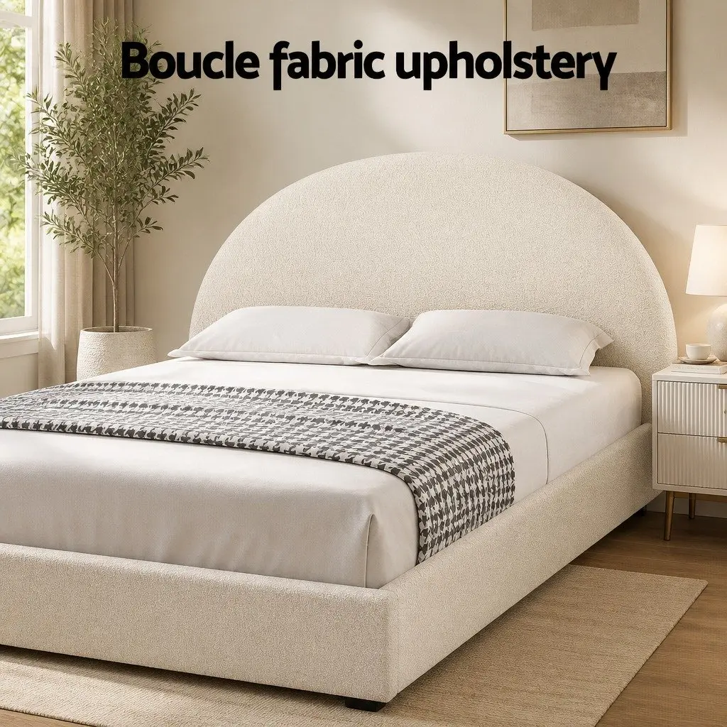 Queen Gas Lift Storage Bed with Nightstand