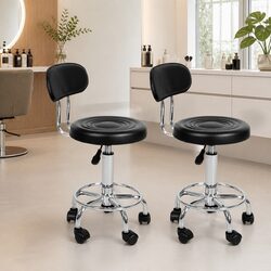 Durable Salon Stool with 360° Mobility