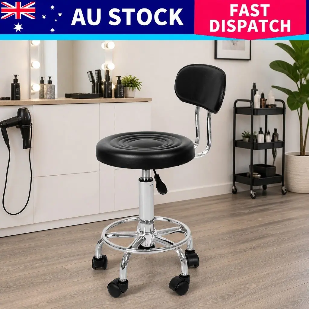Salon Stool with 360° Mobility