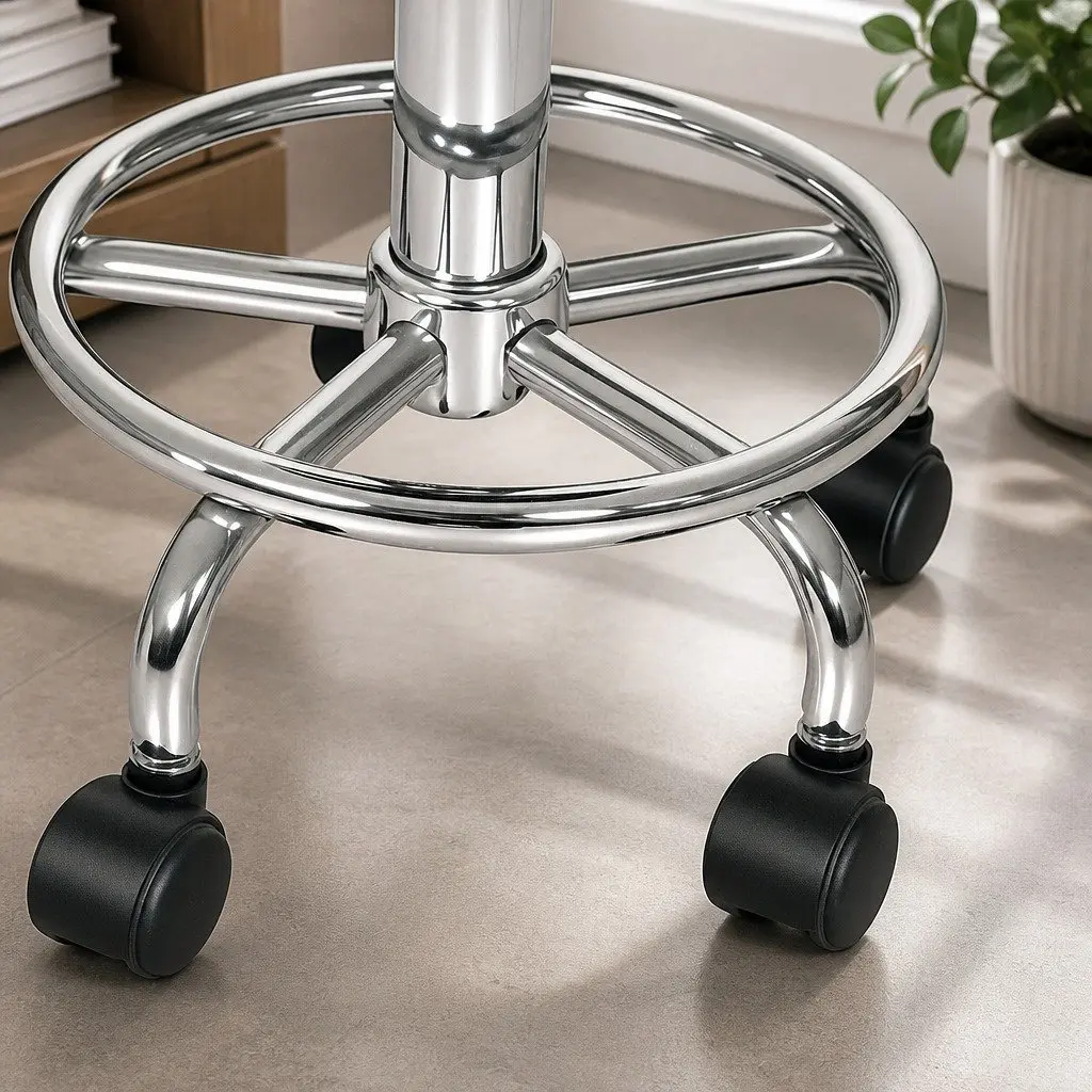 Low Back Swivel Office Chair with Adjustable Footrest
