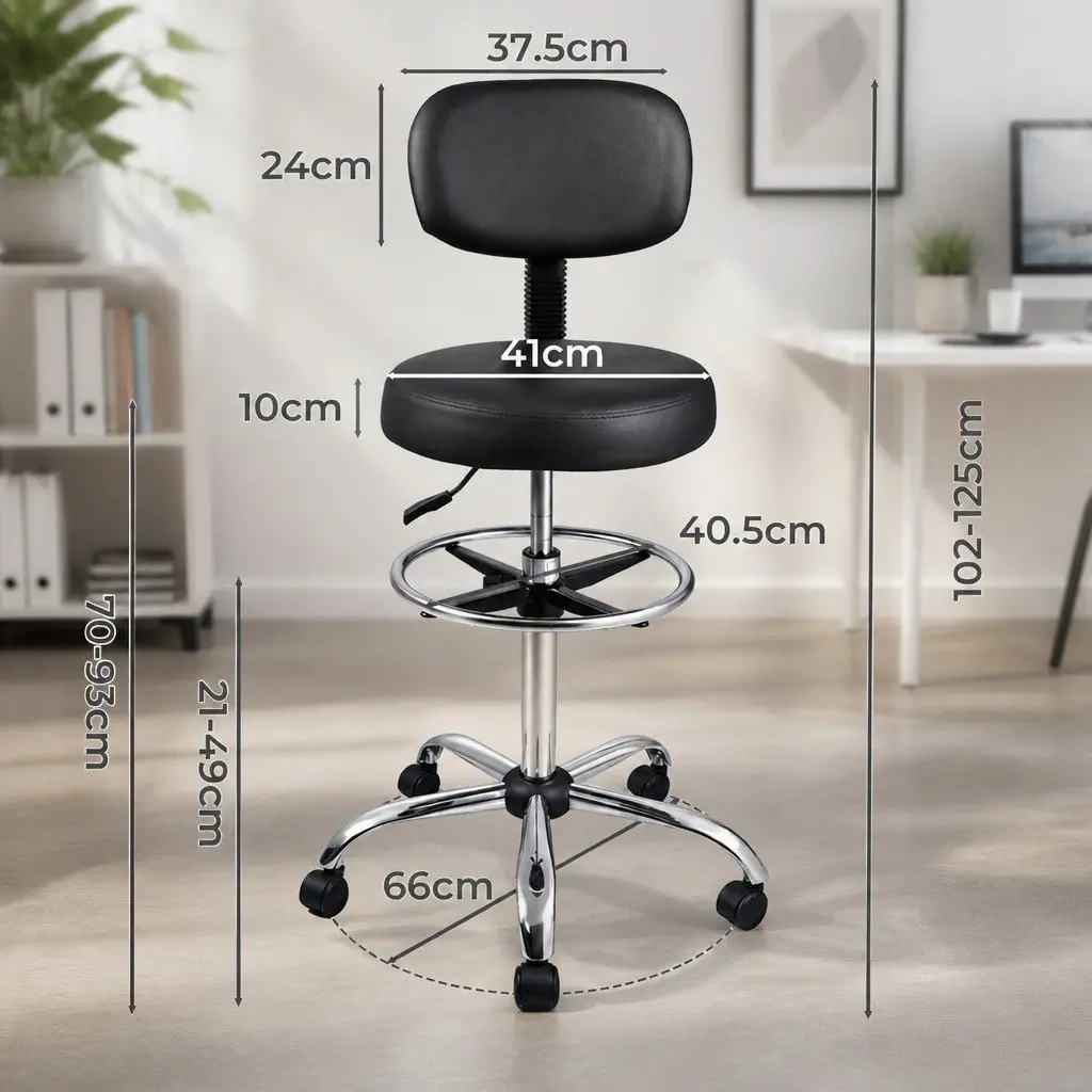 Ergonomic High Back Swivel Office Chair with Footrest